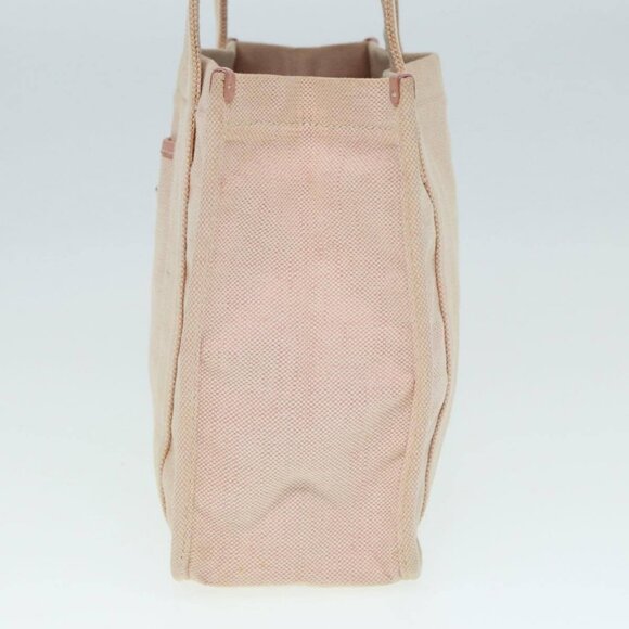 PRADA Hand Bag Canvas Pink Silver Auth - Picture 4 of 16